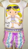 Conjunto 02 a 06 anos feminino vários modelos